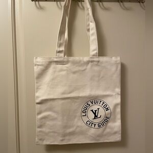 Louis Vuitton White City Guide Tote